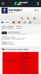 Mobile Screenshot of lost-angle.deviantart.com