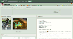 Desktop Screenshot of dragon-ray.deviantart.com