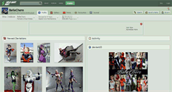 Desktop Screenshot of bellechere.deviantart.com