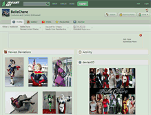 Tablet Screenshot of bellechere.deviantart.com