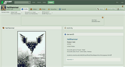 Desktop Screenshot of hallhammer.deviantart.com