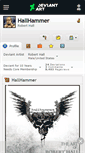 Mobile Screenshot of hallhammer.deviantart.com