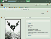 Tablet Screenshot of hallhammer.deviantart.com