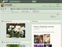 Tablet Screenshot of cowboyb0b.deviantart.com