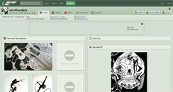 Desktop Screenshot of newthundera.deviantart.com
