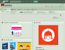 Tablet Screenshot of greatdiane.deviantart.com