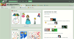 Desktop Screenshot of anti-luigi-and-peach.deviantart.com