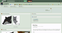 Desktop Screenshot of lonealphas.deviantart.com