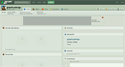 Desktop Screenshot of graphicadesign.deviantart.com