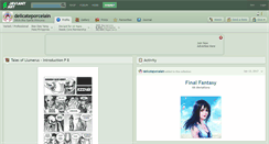 Desktop Screenshot of delicateporcelain.deviantart.com