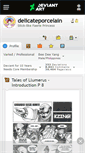 Mobile Screenshot of delicateporcelain.deviantart.com