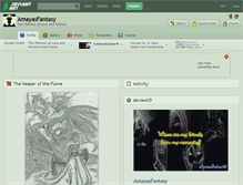 Tablet Screenshot of amayasfantasy.deviantart.com
