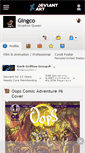 Mobile Screenshot of gingco.deviantart.com