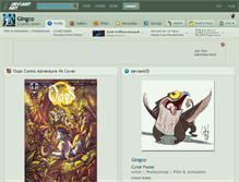 Tablet Screenshot of gingco.deviantart.com