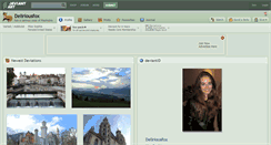 Desktop Screenshot of deliriousfox.deviantart.com