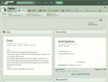 Tablet Screenshot of fatkat.deviantart.com