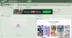 Desktop Screenshot of danieltiger13.deviantart.com