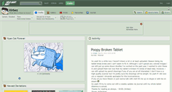 Desktop Screenshot of kirbez.deviantart.com