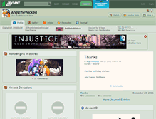 Tablet Screenshot of angsthewicked.deviantart.com