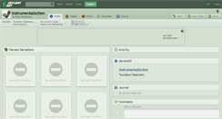Desktop Screenshot of instrumentalaction.deviantart.com