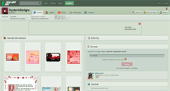 Desktop Screenshot of hystericdesigns.deviantart.com