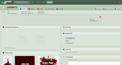 Desktop Screenshot of cooljohn12.deviantart.com