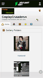 Mobile Screenshot of cosplaycrusaders.deviantart.com