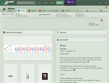Tablet Screenshot of minxo.deviantart.com