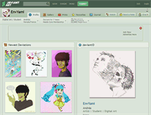 Tablet Screenshot of envyami.deviantart.com