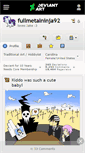 Mobile Screenshot of fullmetalninja92.deviantart.com