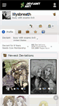 Mobile Screenshot of lilysbreath.deviantart.com