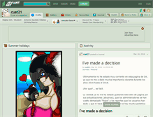 Tablet Screenshot of cuat21.deviantart.com