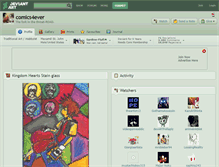 Tablet Screenshot of comics4ever.deviantart.com