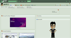 Desktop Screenshot of gareth13.deviantart.com
