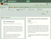 Tablet Screenshot of ainrana.deviantart.com