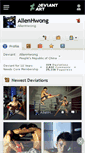 Mobile Screenshot of allenhwong.deviantart.com