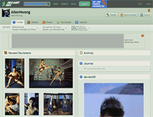 Tablet Screenshot of allenhwong.deviantart.com