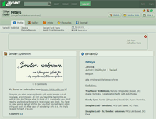 Tablet Screenshot of nitaya.deviantart.com