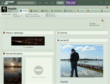 Tablet Screenshot of khan86.deviantart.com