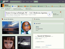 Tablet Screenshot of abice.deviantart.com