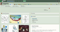 Desktop Screenshot of dragonmutt.deviantart.com