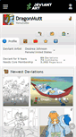 Mobile Screenshot of dragonmutt.deviantart.com