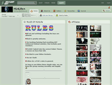 Tablet Screenshot of hu4life.deviantart.com
