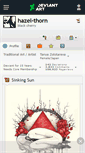 Mobile Screenshot of hazel-thorn.deviantart.com