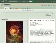 Tablet Screenshot of naviretlav.deviantart.com