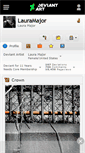 Mobile Screenshot of lauramajor.deviantart.com