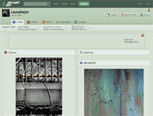 Tablet Screenshot of lauramajor.deviantart.com