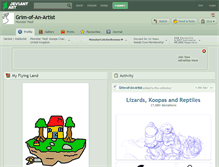 Tablet Screenshot of grim-of-an-artist.deviantart.com