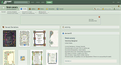 Desktop Screenshot of feral-canary.deviantart.com