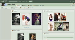 Desktop Screenshot of corset-love.deviantart.com
